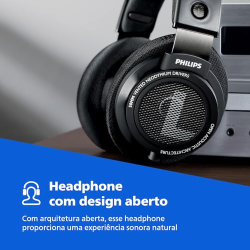Philips Audio SHP9500 HiFi Precision Stereo Over-Ear Headphones (Black) - style: Performance Audio | SHP9500