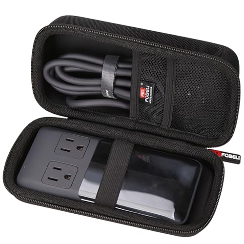 FBLFOBELI Travel Case for Anker 727/ Prime 6-in-1 USB C Charging Station | EVA Hard Shell, for Anker 8-in-1 USB C 240W Charging Station, Power Strip Shockproof Organizer Bag for Cables and Accessories