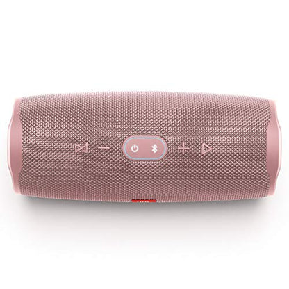 JBL Charge 4 - Portable Bluetooth Speaker - Pink | Wireless Bluetooth Streaming, Up to 20 hours of playtime, IPX7 waterproof, JBL Connect, Durable fabric and rugged material - color: Pink