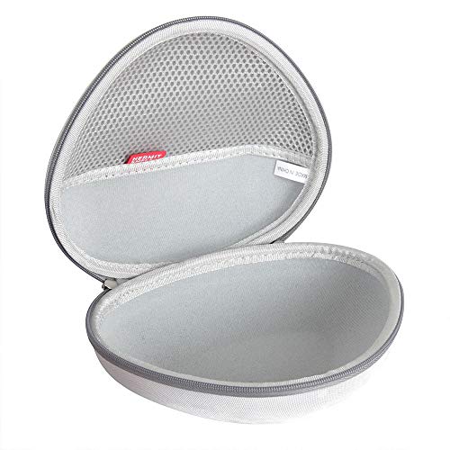 Hermitshell Hard Travel Case for BERIBES/TOZO HT3 / TOZO HT2 Hybrid Active Noise Cancelling Headphones (Silver) - color: silver