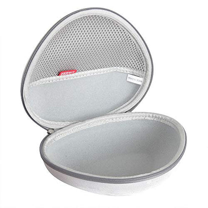 Hermitshell Hard Travel Case for BERIBES/TOZO HT3 / TOZO HT2 Hybrid Active Noise Cancelling Headphones (Silver) - color: silver