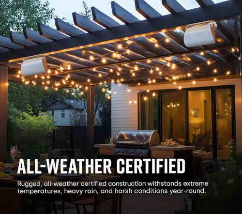 Polk Audio Atrium 6 All-Weather Outdoor Speakers with Bass Reflex Enclosure (Pair, Black), Broad Sound Coverage, Speed-Lock Mounting System (Pack of 4) - color: Black, size: 4 Speakers, style: Atrium 6