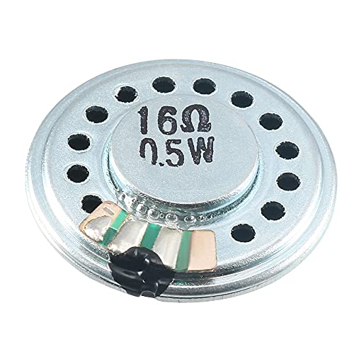 uxcell 0.5W 16 Ohm Micro Internal Speaker Magnet Loudspeaker 28mm Dia 4pcs