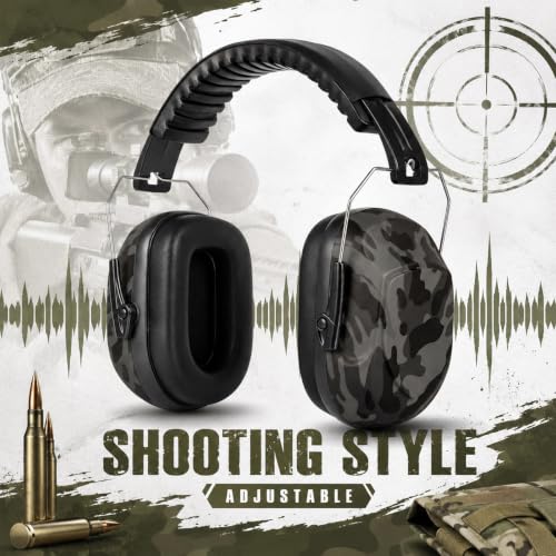 12 Pcs Kids Ear Protection Noise Cancelling Headphones Ear Muffs Bulk 27db Adult Noise Reduction Hearing Earmuff (Universal Fit (kids & Adults),Camo Style) - size: Universal Fit (kids & Adults), style: Camo Style