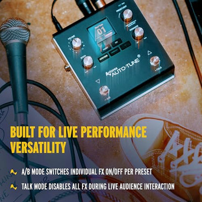 HeadRush VX5 Vocal Effects AutoTune Pedal | Antares Auto-Tune, Vocal Effects, Vocal Harmony, Real Time Pitch Correction, Audio Interface with Mic/Guitar Inputs - style: VX5 Vocal Effects Processor