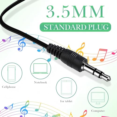 Kanayu 100 Pack Wired Earbuds Bulk for Classroom, 3.5MM No Mic,Green | Student Headphones for School Library Laptop, Individually Bagged Earphones with Jack for Training and Group Learning - color: Green
