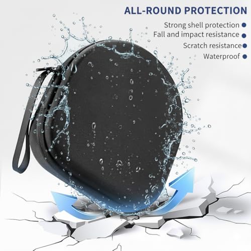 Hard Case for Headphones, Black