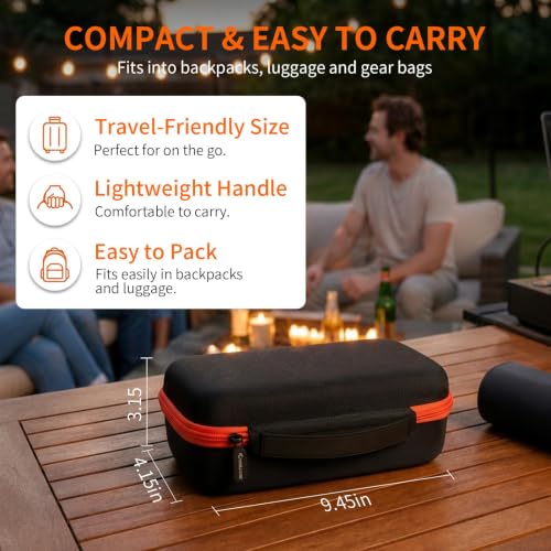 Comecase Hard EVA Wireless Microphone Case for JBL PartyBox Wireless Mic