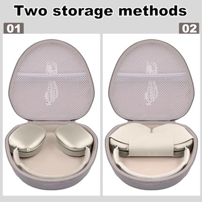 Hard Case for Apple AirPods Max 2/AirPods Max Wireless Headphones - color: SandStone Case