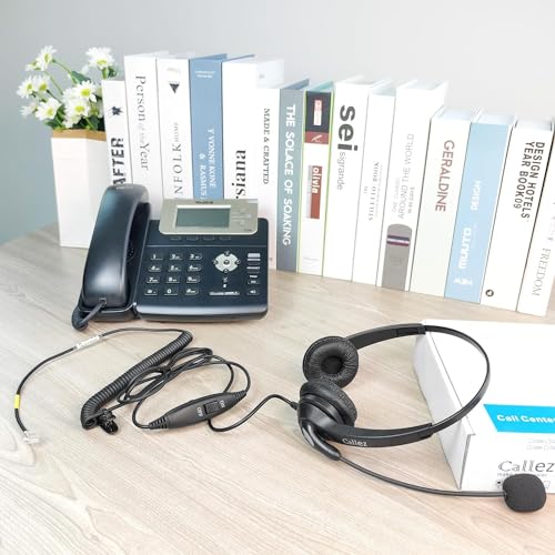 Callez Office Phone Headset for Yealink VoIP Phone T46S T48S T42S T23G T27G