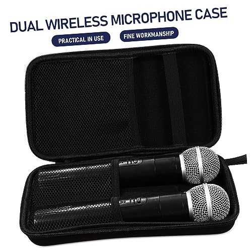 Wireless Microphone Portable Storage Case with Hard Shell Protection
