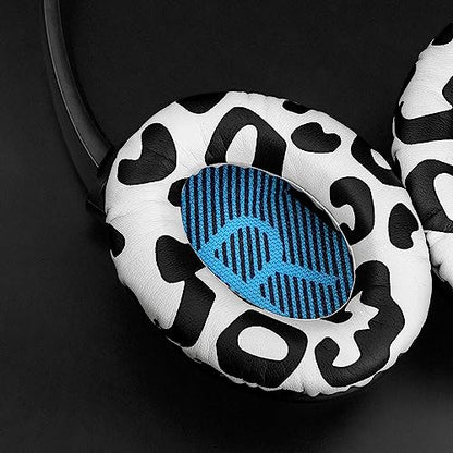 SoloWIT Earpads for Bose Headphones - Snow Leopard - color: Snow Leopard