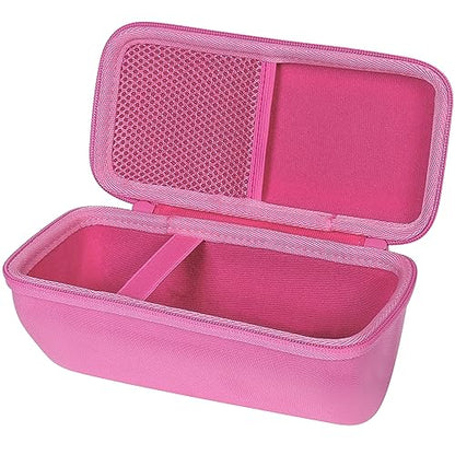 co2CREA Hard Case for BolaButty X-GO C27C Bluetooth Speaker Speaker,Pink | Travel Protective Storage Bag with Mesh Pocket & Handle, Shockproof EVA Shell and Soft Lining - color: Pink