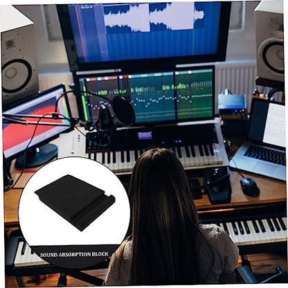 Totority Acoustic Isolation Pads for Speakers High Density Sound Absorption Base for Studio Monitors and Soundproofing