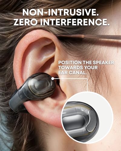 Soundcore C40i by Anker, Open-Ear Clip-On Earbuds, Clear Sound