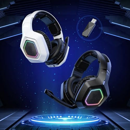 Gaming Headset, Gaming Headphone Memory with Foam Ear Cushions, Active Noise Cancelling Mic 3.5mm Wired Connection PC Gaming Headphone for (Black) - color: Black