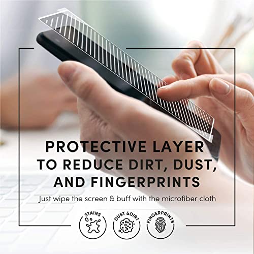 Electronic Wipes Streak-Free Screen Cleaner, TV Screen Cleaner for Smart TV, Screen Wipes Computer Cleaner, TV Cleaner for Electronics: Laptop, Car Phone, iPad | Microfiber Cloth Included [160 Wipes] - size: 40 Count (Pack of 4)