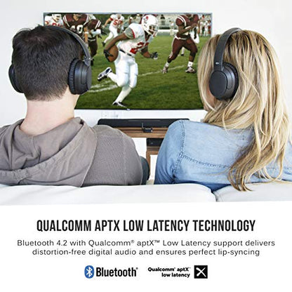 MEE audio Connect Hub Bluetooth Transmitter/Receiver with Audio Pass-Through for TV/Home Stereo with 3.5mm Jack/AUX/RCA/Optical Input; USB Multi-stream Bluetooth Adapter for Dual Headphones/Speakers - style: TV Transmitter + Receiver