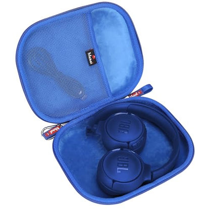 Mchoi Hard Case Suitable for JBL Tune 500BT / 510BT / 520BT On-Ear Wireless Bluetooth Headphone, Waterproof Shockproof Headphone Carrying Protective Case, Case Only - color: Blue