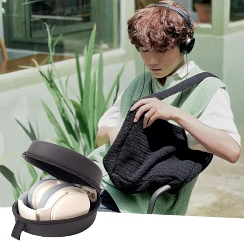 Travel Headphone Case Bluetooth Foldable Headphones Storage Bag Box fit for Solo 4/ Solo 3/ Studio Pro/ Studio3/ fit for Crusher Evo/Crusher ANC 2/ Hesh Evo/Hesh ANC/Riff