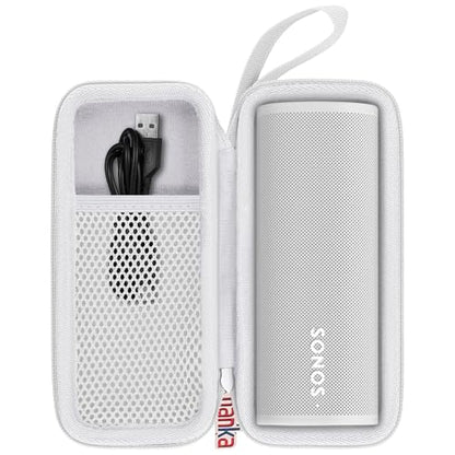 khanka Hard Travel Case Replacement for Sonos Roam 2 / Sonos Roam Portable Smart Bluetooth Speaker - color: White