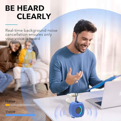 WUIUHOU Portable Bluetooth Speakers, RGB Lights TWS Speakers，Wireless IPX5 Waterproof Mini Speaker with Loud Stereo Sound,15 Hours Playtime, Rechargeable Battery.