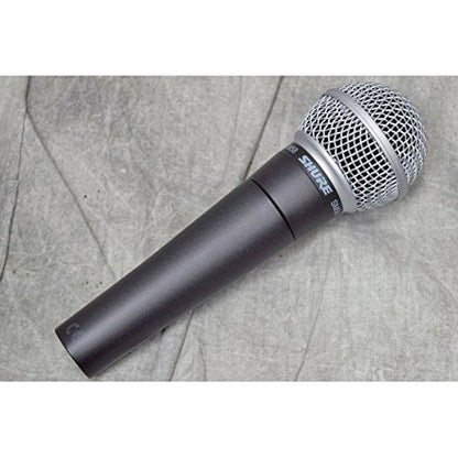 Shure SM58S Pro XLR Dynamic Vocal Microphone with On/Off Switch | Cardioid dynamic vocal mic with on/off switch for studio, live performance, podcasting and recording - style: SM58 with On/Off Switch