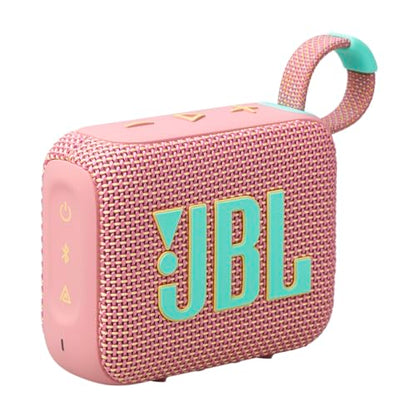 JBL Go 4 - Ultra-Portable Bluetooth Speaker - Pink | Ultra-portable JBL Pro Sound with punchier bass, Up to 7 hours of playtime plus 2 hours with Playtime Boost - color: Pink