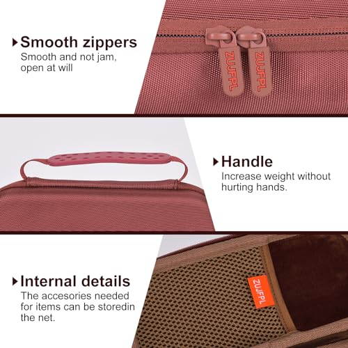 Hard EVA Case Compatible with Bose SoundLink Flex 2nd Gen/Bose SoundLink Flex Bluetooth Speaker, Waterproof, Shockproof and Dustproof Carrying Travel Speaker Case - Carmine Red - color: Carmine Red