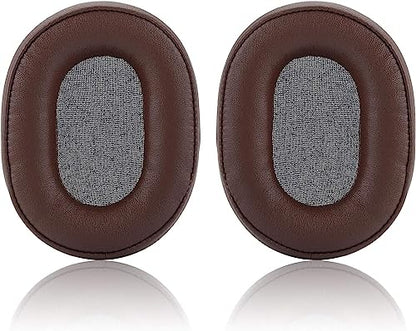 Replacement Ear Pads Compatible with Audio Technica ATH M50X Headphones | Also suitable for M50xBT2,M50XBT,M50,M40X,M30,M20,M10,ATH-MSR7 headphones Memory Foam/Protein Leather Earpads Earmuffs-brown