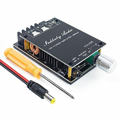 Hosyond 200W Bluetooth 5.0 Amplifier Board TPA3116D2 100W+100W Stereo Dual Channel Mini Amp Board Audio Receiver for Home DIY Speakers