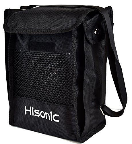 HISONIC HS120BT HL Portable PA System with Wireless Microphones and Lithium Rechargeable Battery and Car Cable Bluetooth Connected with Cell Phones and Pads Black