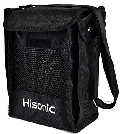 HISONIC HS120BT HL Portable PA System with Wireless Microphones and Lithium Rechargeable Battery and Car Cable Bluetooth Connected with Cell Phones and Pads Black
