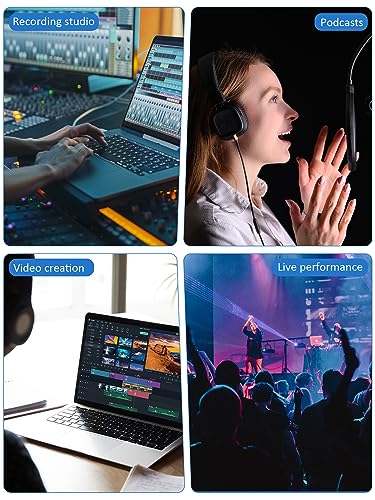 In-Line Mic Preamp/Booster for Dynamic Mic, Brass Shield, Ultra-Clean Gain | Ultra-Clean Gain Mic Activator & Booster, Brass Metal Design for Better Shielding, for Podcast, Broadcast, Studio Singing