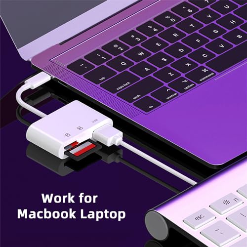 USB 2.0 Type C USB-C to TF Micro SD SDXC USB Female Card Reader Adapter Compatible with MacBook Laptop Tablet Phone - style: SD 3-in-1