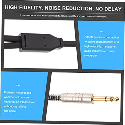 Angoily 1pc Stereo Male to Adapter Cable Audio Equipment Connector for Headphones Speakers and