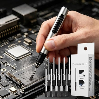 Charging Port Cleaner Small Cleaning Repair Tool | 10-Piece Mobile Phone PC Clean Brush for Speaker Keyboard Headphone Laptop Tablet Earbud Motherboard PCB USB Port - color: 2.35mm handle