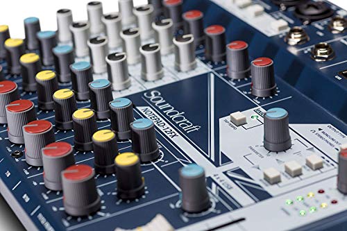 Soundcraft Notepad-12FX Small-format Analog Mixing Console with USB I/O and Lexicon Effects | 12-channel analog mixer with USB interface and Lexicon effects for musicians, podcasters and audio engineers - size: 12-channel mixer