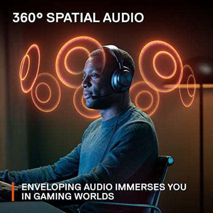 SteelSeries Arctis Nova Pro Multi-System Gaming Headset - Premium Hi-Fi Drivers, Hi-Res Audio - 360° Spatial Audio - GameDAC Gen 2 - ESS Sabre Quad-DAC - Stealth Retractable Mic - PC, PS5, PS4, Switch - style: Nova Pro PC | PlayStation