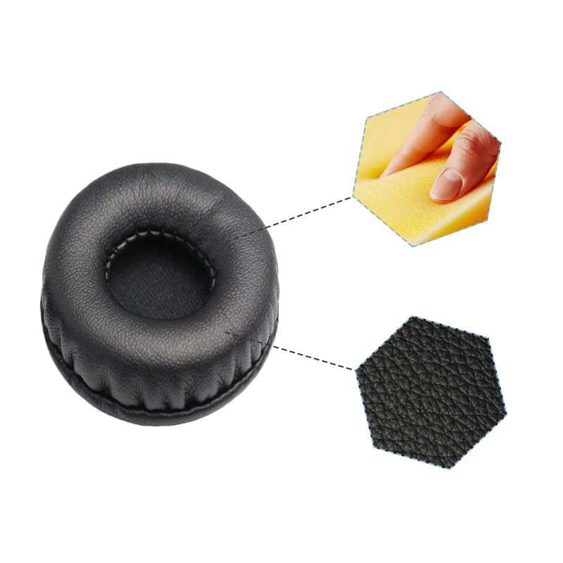 INF Ear Pads for Koss Porta Pro PP/KSC35/KSC75/KSC55 Protein Leather Black