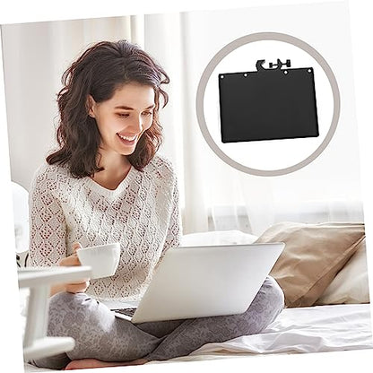 Mic Rack Stand Clamp-On Accessory Tray Sound Card Tray Thickened ABS Material Black