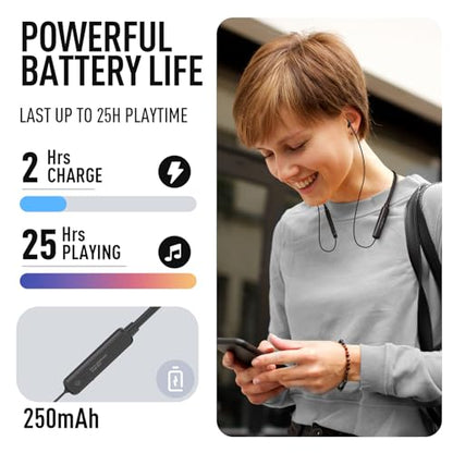 Hearprotek Wireless Headphones, Bluetooth 5.4 Sleep Soft and Lightweight in-Ear Earbuds for Sleeping, 25+Hour Playtime, Ideal for Side Sleepers, Relaxing, Meditating