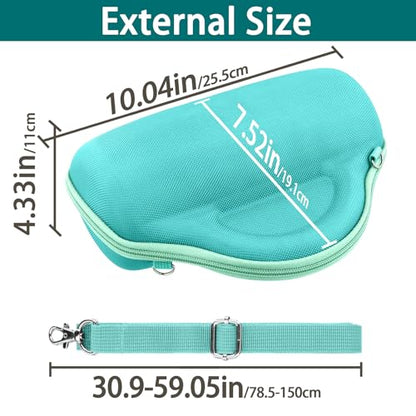 Aenllosi Hard Case for JBL Charge 6 Speaker, Mint Green | EVA case construction, Water-resistant design, Dust-resistant design, Protective case only - color: Mint Green