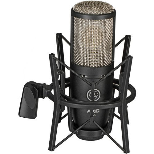 Motu M4 4x4 USB Audio Interface with AKG Project Studio P220 Condenser Mic, HPC-A30 Studio Monitor Headphones & XLR Cable Bundle