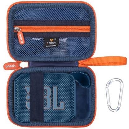 Case for JBL Go 4 / GO 5 / Go 3 Ultra Portable Speaker -Blue (Case Only) - color: Blue