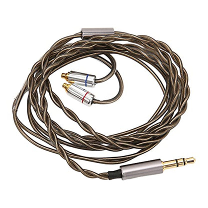 MMCX Earphone Replacement Cable Transparent Sound Earbuds Upgrade Wire for WESTONE for XBA A3 XBA H2 TK200 3.9ft