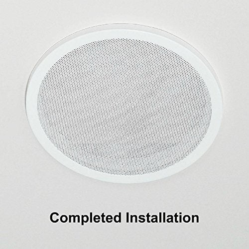 Reliable Hardware Company RH-4002-10-2-A White Universal Surface Mount 10" Speaker Covers, Pair