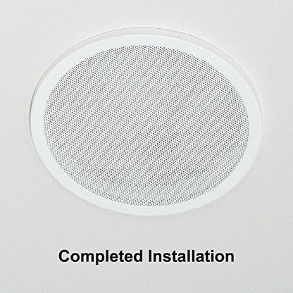 Reliable Hardware Company RH-4002-10-2-A White Universal Surface Mount 10" Speaker Covers, Pair