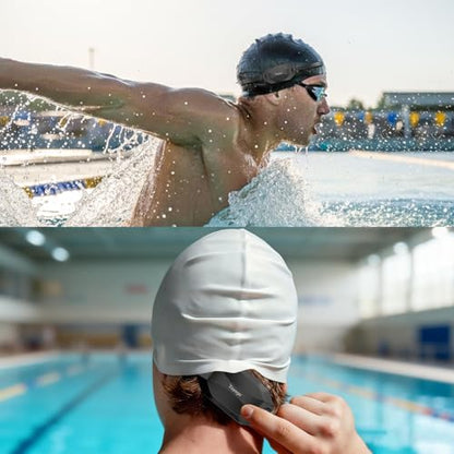 Bone Conduction Swimming Headphones, IPX8 Waterproof Open-Ear Headphones | 32GB MP3 Player & Bluetooth 5.4 & FM Radio, Underwater Headphones for Swimming, Compatible with Tayogo T6 transmitter