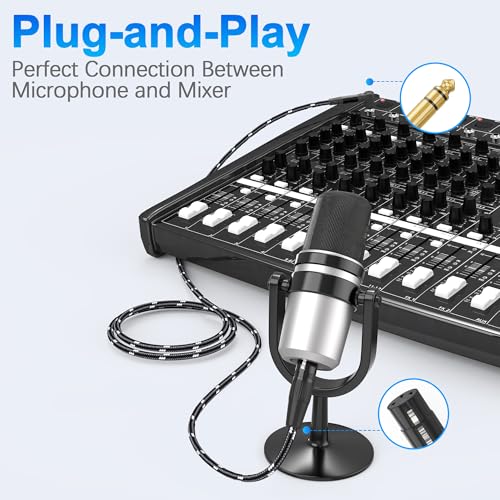 JOLGOO 1/4 TRS Right Angle to XLR Female Audio Cable, 6.6ft 3-pin XLR Female Professional-Grade Balanced Audio Connection for Mixer, Amplifier, Microphone, Studio Equipment - size: 6.6 Feet, style: 1/4 TRS